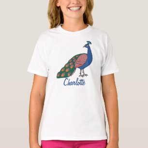 customizable Vivid Humble Peacock  T-Shirt