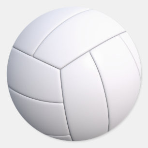 Customizable Volleyball Stickers