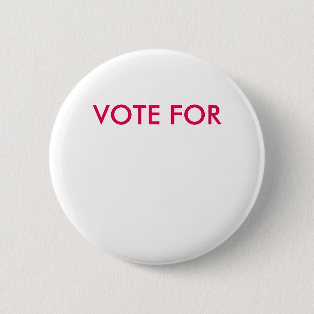 Customizable "Vote For" Button (Front)
