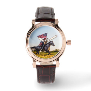 Customizable watches American flag