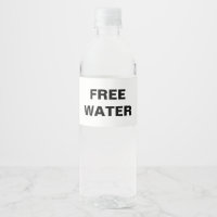 Customizable Water Bottle Labels (Set of 4)