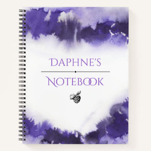 Customizable Watercolor Notebook