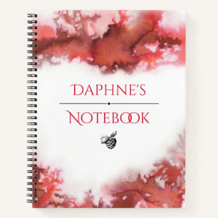 Customizable Watercolor Notebook