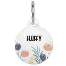Customizable watercolor wildflowers