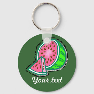 Customizable Watermelon Keychain (DARK)