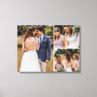 Customizable Wedding 3 Photos simple layout