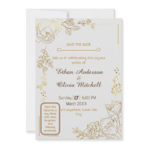 Customizable Wedding Card
