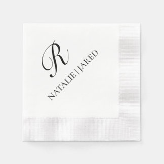Customizable Wedding Cocktail Napkin