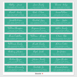 Customizable Wedding Guest Address Labels