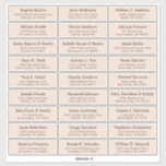 Customizable wedding guest address labels sticker<br><div class="desc">Easy to personalize,  names and addresses / individual wedding shipping address label stickers for guests. Champagne pink</div>