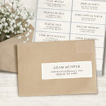 Customizable wedding guest address labels sticker<br><div class="desc">Easy to personalize,  names and addresses / individual wedding shipping address label stickers for guests.</div>