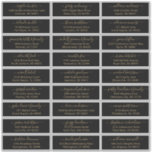 Customizable wedding guest address labels sticker<br><div class="desc">Easy to personalize,  names and addresses / individual wedding shipping address label stickers for guests.</div>