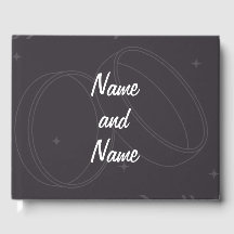 customizable wedding Guest Book