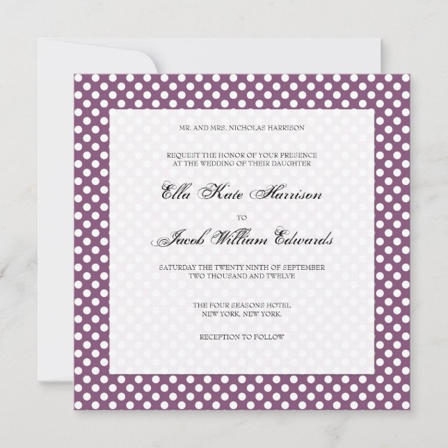 Customizable Wedding Invitation (Front)