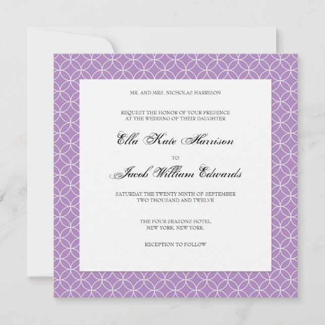 Customizable Wedding Invitation (Front)