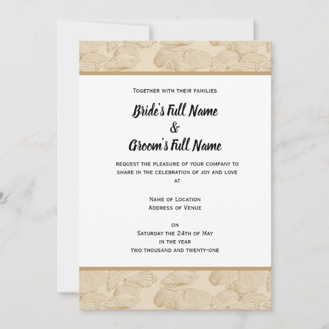 Customizable Wedding Invitation (Front)