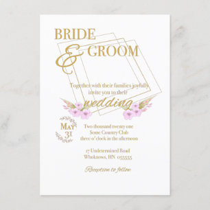 Customizable Wedding Invitation