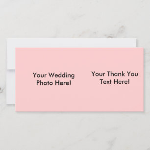 Customizable Wedding Photo Thank You Card!