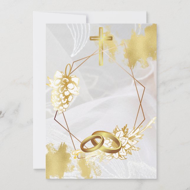Customizable Wedding Save the Date Template (Back)