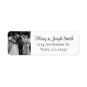 Customizable Wedding Thank You Photo Template