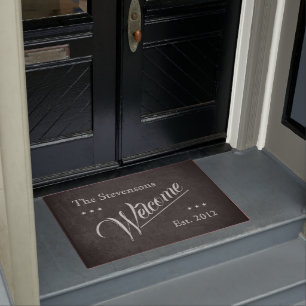 Customizable Welcome  Doormat