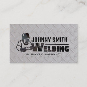 Customizable Welder Business Cards