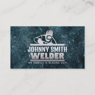 Customizable Welder Slogans Business Cards