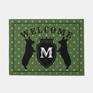 Customizable Welsh Corgi Doormat