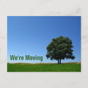 Customizable : We're Moving Announcement Postcard