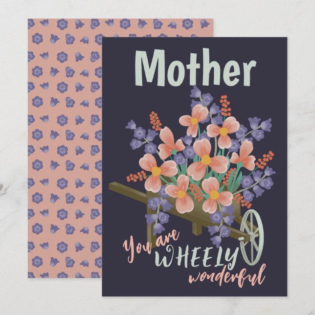 Customizable "WHEELY wonderful" - Greeting Card (Front/Back)