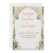 Customizable whimsical wedding invitation