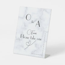 Customizable White Marble Pedestal wedding