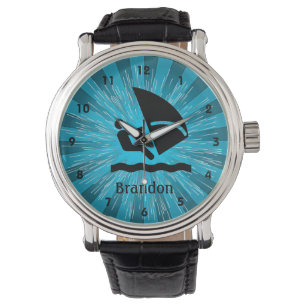 Customizable Windsurfing Design Watch