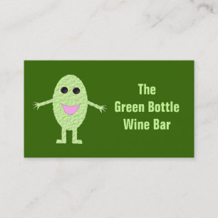 Customizable Wine Bar Business Card