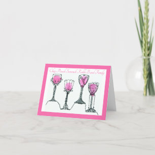Customizable Wine Cups Passover Pesach Holiday Card