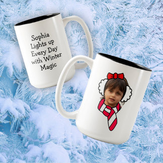 Customizable Winter Ear Muff Photo Booth Mug