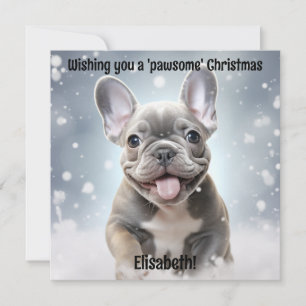 Customizable Winter Paws of Joy