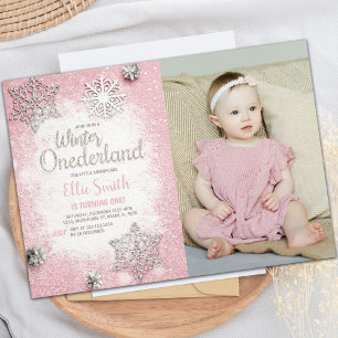 Customizable Winter Wonderland Party Invitations