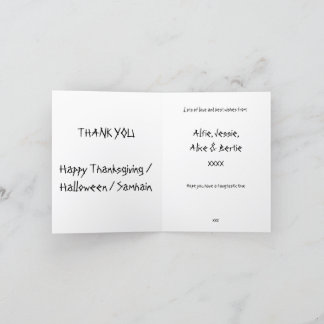 Customizable Witchy Vibes Folding Card