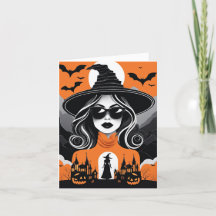 Customizable Witchy Vibes Folding Card