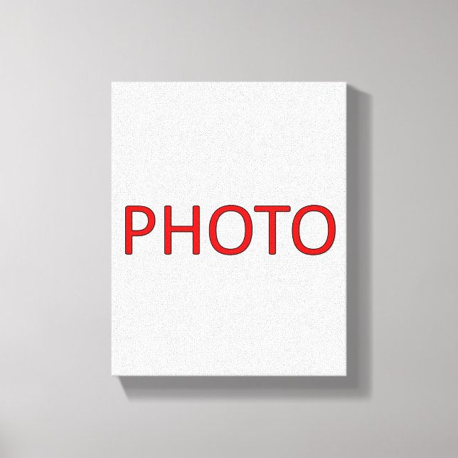 Customizable with photo canvas print (Front)
