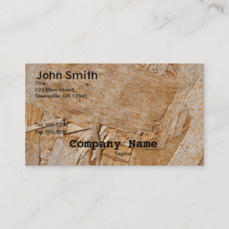 Customizable Wood Grain Business Card for Handymen