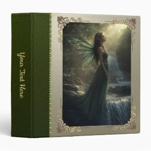 Customizable Woodland Faerie Waterfall Binder