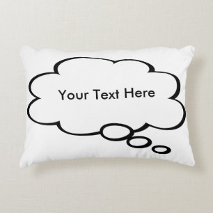 Customizable Word Bubble Pillow