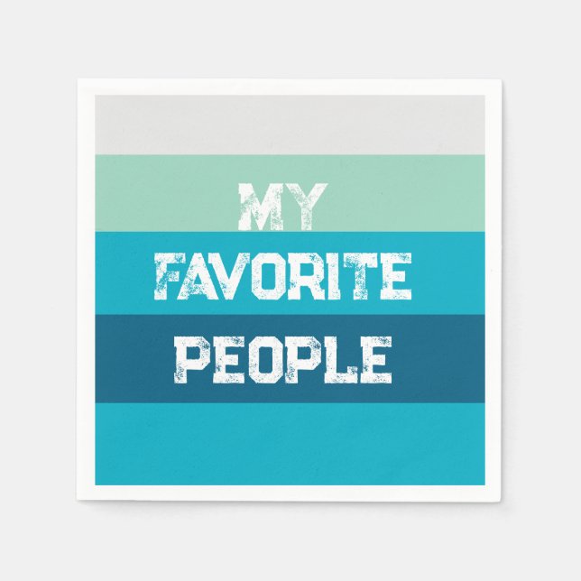 Customizable Words Napkin (Front)