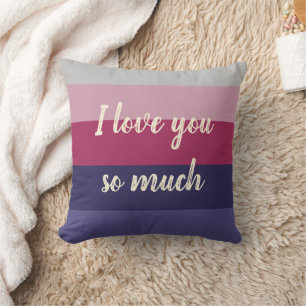 Customizable Words Throw Pillow