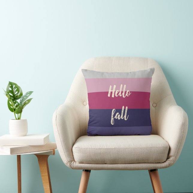 Customizable Words Throw Pillow (Chair)