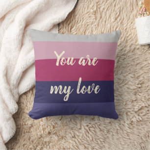 Customizable Words Throw Pillow