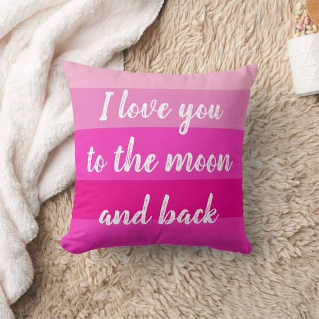 Customizable Words Throw Pillow (Blanket)