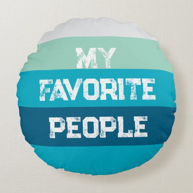 Customizable Words Throw Pillow (Front)